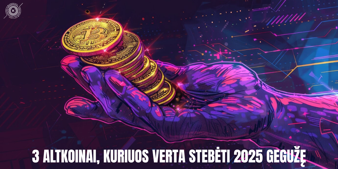 3 altkoinai, kuriuos verta stebėti 2025 gegužę