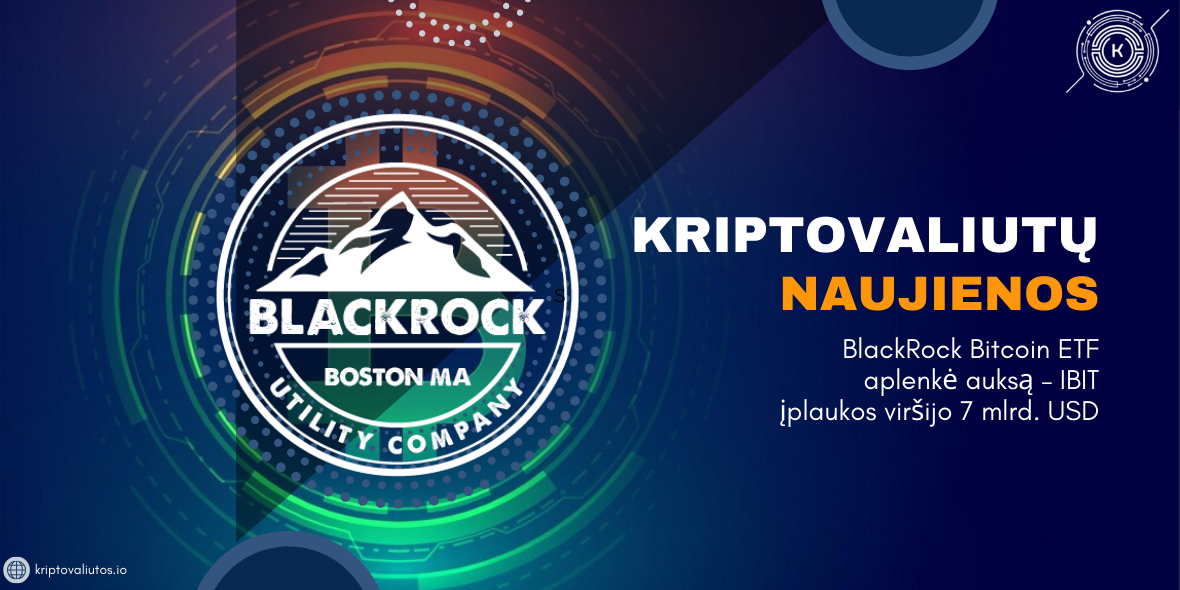 Bitcoin ETF aplenkė auksą – IBIT įplaukos viršijo 7 mlrd. USD – kriptovaliutos.io