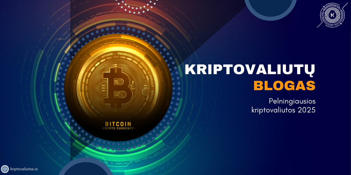 Pelningiausios kriptovaliutos 2025
